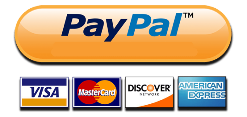Pay  Credit Card or PayPal